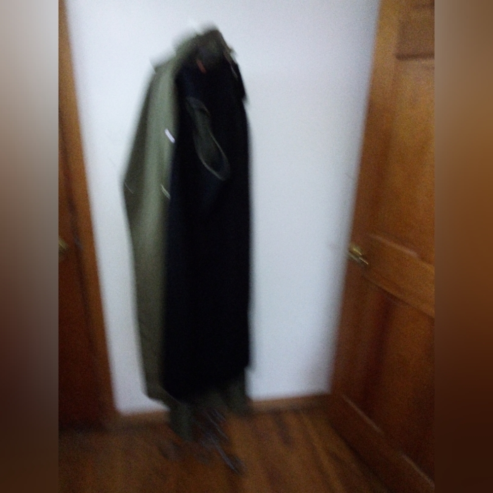 Harve Bernard rain trench coat size large 14 - Picture 8 of 8
